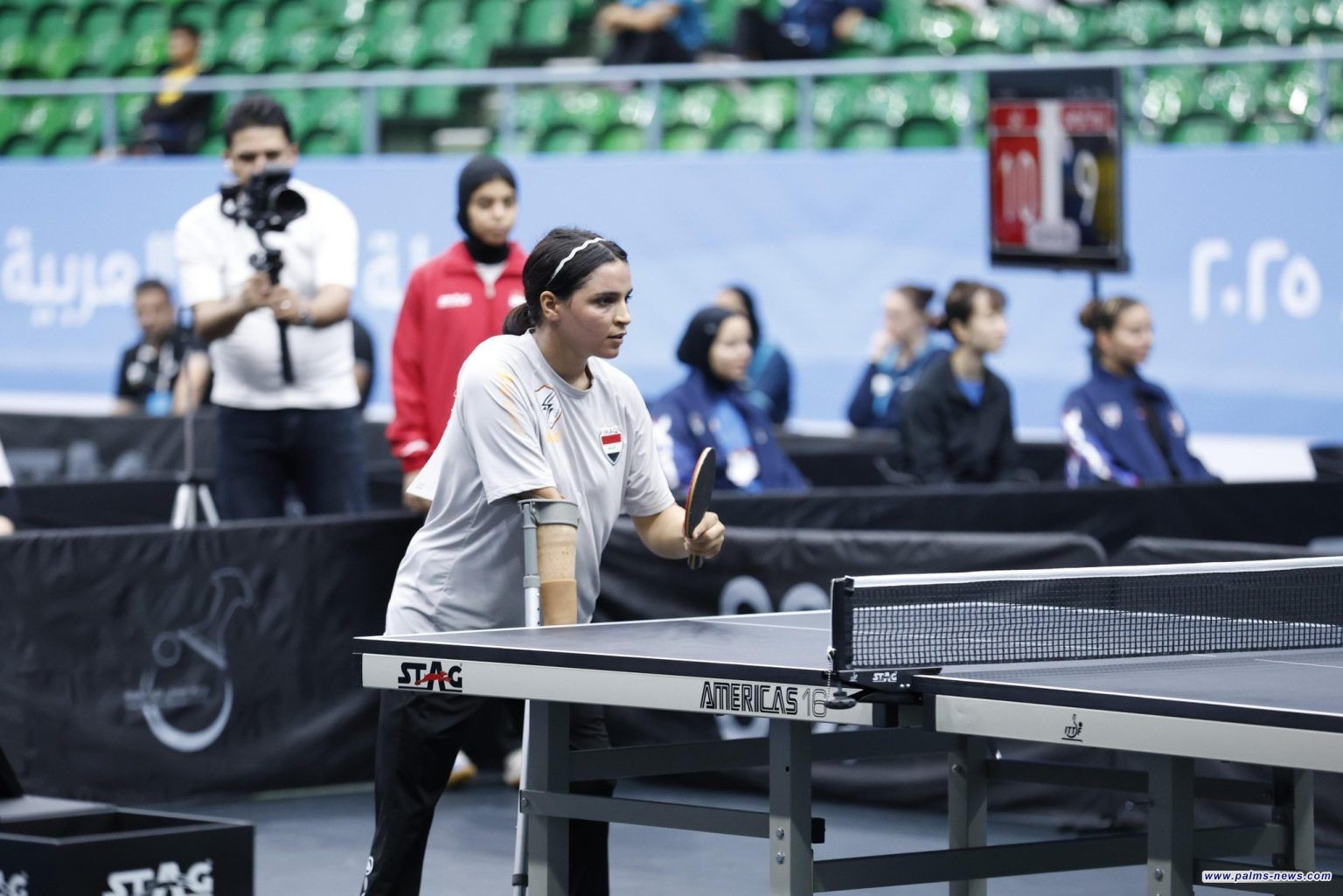 نجلة عماد تواصل تألقها في البطولة العربية لكرة الطاولة